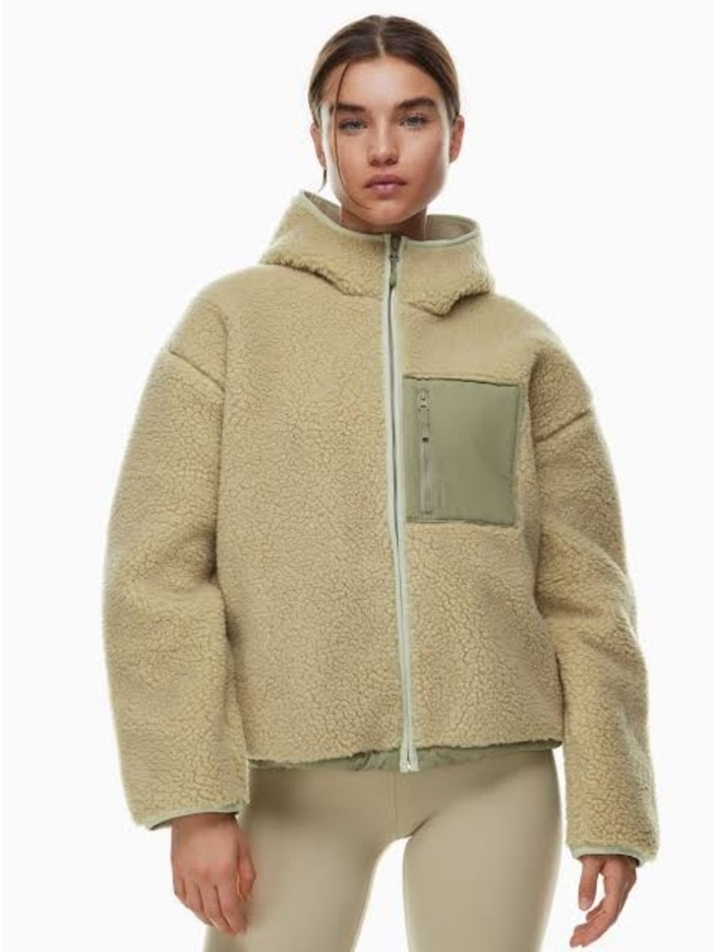 TNA Teddy Fleece Coat NWOT Large